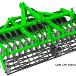 Used green cultivator with tines – secondhand soil preparation equipment in South Africa