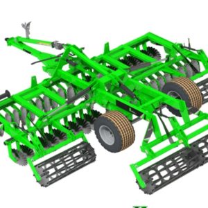 Used green cultivator implement – secondhand farming soil tillage equipment in South Africa