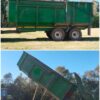 Used green tractor rear attachment – secondhand farming implement for sale in South Africa